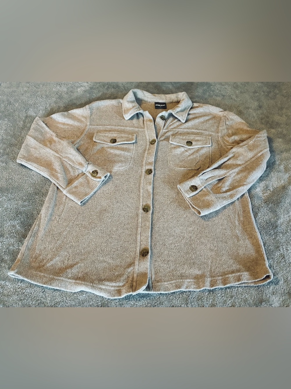 Women’s 32 Heat Shacket Jacket in Taupe - Size Medium